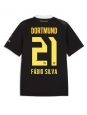 Moške Nogometnih dresov Borussia Dortmund Fabio Silva #21 Gostujoči 2026-27 Kratki rokavi Moške Nogometnih dresov Borussia Dortmund Fabio Silva #21 Gostujoči 2026-27 Kratki rokavi